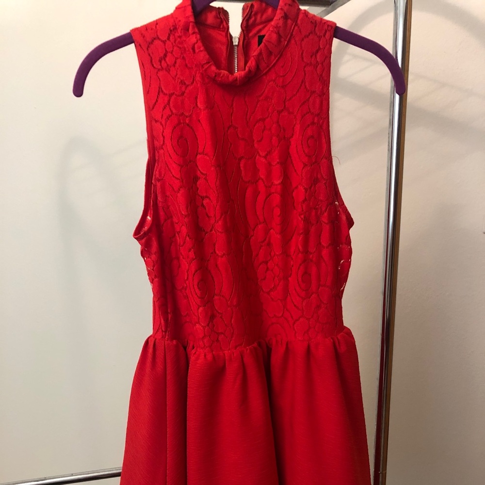 BOUTIQUE fit and flare lace dress